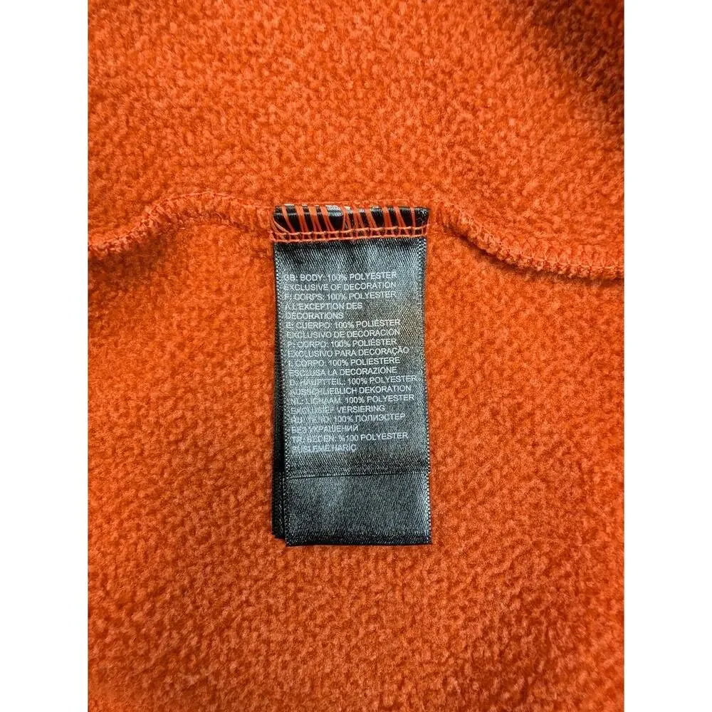 Men's The North Face 1/4 Zip Pullover, Orange - Size XL